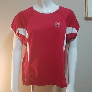 Holloway Red & White Nebraska Huskers Tee (Large) thumbnail 3