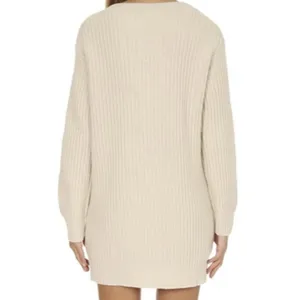 Rails Nicole Lace Wool Cashmere‎ Sweater Dress Revolve Cream Tan size small thumbnail 2