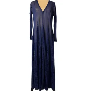 We‎ are HAH Mama C Navy Lace Panel Dress thumbnail 5