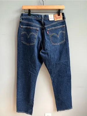 Levi's 501 Original NWT High Rise Straight Leg Jeans Dark Wash Women's Size 30 thumbnail 7