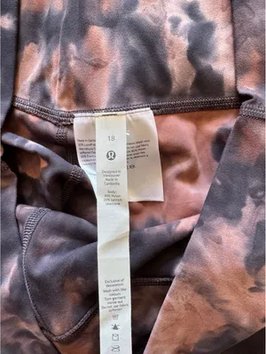 Lululemon Align High Rise 25” Diamond Dye Pink Pastel Size 18 NWT thumbnail 6