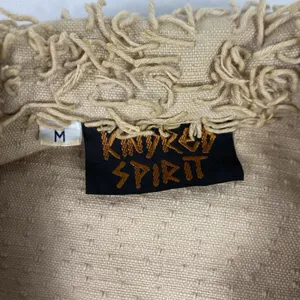 Kindred Spirit Jacket Womens Medium Textured‎ Cotton Handwoven Guatemala Boho thumbnail 3