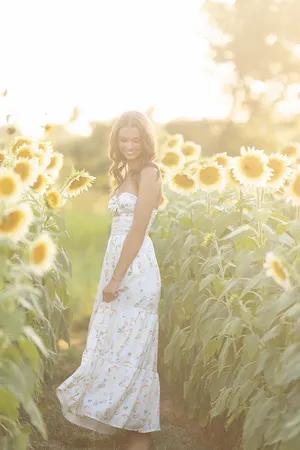 Petal & Pup Dress Maxi Floral Strapless thumbnail 4