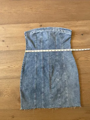 Princess Polly Houser Denim Strapless Mini Dress Women’s Size 10 US NWT thumbnail 11