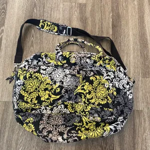 Vera Bradley Black/Yellow Duffel Bag thumbnail 5