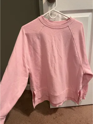Pink Oversized Aerie Sweatshirt thumbnail 1