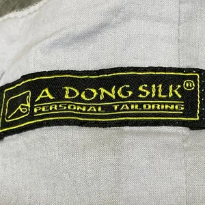 A Dong Silk Gray Sleeveless Tie Cami Square Neck A Line Fit & Flare Midi Dress S thumbnail 4