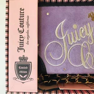 Juicy Couture Heritage Large Zip Around Purple Wallet Set NIB thumbnail 7