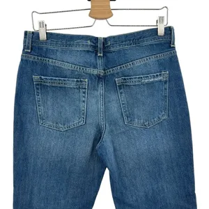 Free People Maggie Straight Jeans‎ Sequoia Blue Denim Size 28 thumbnail 10