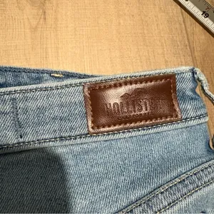 Hollister Ultra High Rise Two Toned Raw hem step skinny ankle Jeans size‎ 1 thumbnail 9