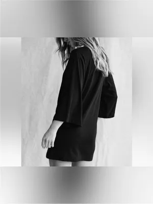 NWT Free People Free-Est Good Feels Tee Mini Dress - blue Poseidon navy - Small thumbnail 8