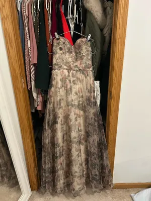 Lulus Organza Floral Maxi Dress thumbnail 4