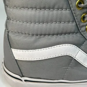 Vans Old Skool Grey Hi Top Skate Sneakers Shoes Grey Women 8 / Men 6.5 thumbnail 10