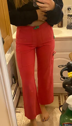 NWOT  Pink Scrub Bottoms thumbnail 1