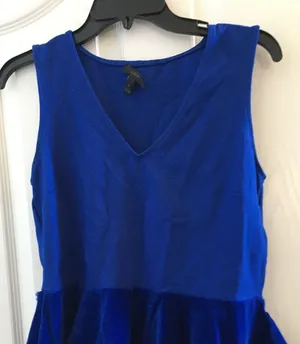 FINAL MARKDOWN Ladies’ J. Crew Velvet -Trimmed Top (S) thumbnail 1