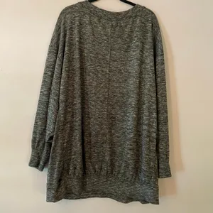 We The Free Heathered Gray Loungewear Sweater Oversized Pullover Women's size XL thumbnail 5