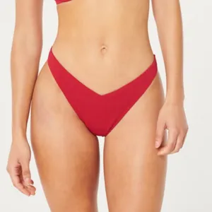 {Abercrombie & Fitch} Brand New Ribbed Red Bikini Bottoms thumbnail 2