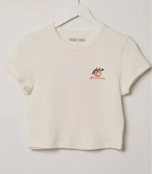 🆕🍊Vintage Canvas Orange Italia Tee thumbnail 1