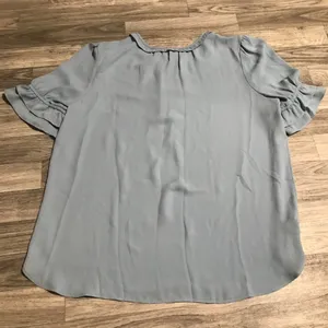 Loft outfit Baby Blue Blouse Top; size medium women’s thumbnail 7