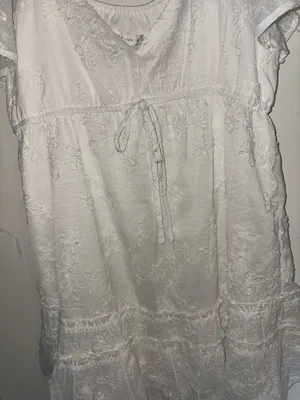 Altar'd State White Flutter-Sleeve Mini Dress thumbnail 3