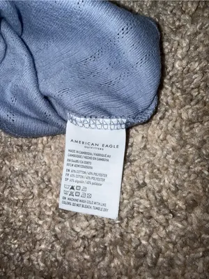 American Eagle - Pointelle Cami - M, Blue thumbnail 3