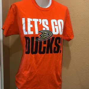 Gildan Let’s go anaheim ducks hockey t-shirt thumbnail 3