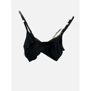 Auden Women Black Unlined‎ Triangle Bralette Pullover Adjustable Straps Size S thumbnail 2