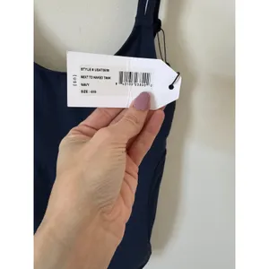 Universal Standard Spaghetti Strap Tank Top Navy Blue Size 0-00 NEW thumbnail 6