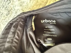 Urbane impulse black two piece scrub set Size M thumbnail 3