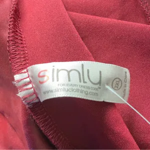 Simlu 2XL Burgundy Faux Leather‎ Pencil Skirt Mob Wife Office Siren Biker Core thumbnail 9