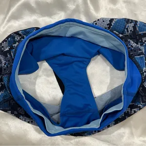 Lululemon Run Speed Short Mini Ziggy Snake Caspian Blue Size 2 Running Sporty thumbnail 10