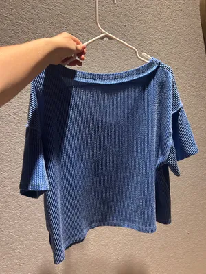 Blue Altar'd State Top v-neck thumbnail 3