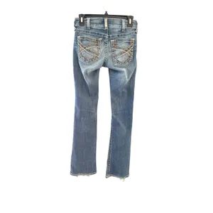 Ariat REAL Denim Womens 25R Bootcut Jeans Medium Wash Contrast Stitch Western thumbnail 2