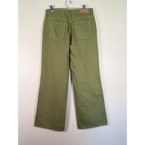 PacSun Low Rise Baggy‎ Jeans Olive Green Wide Leg Denim Pants Womens 28 thumbnail 3