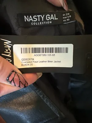 Nasty Gal Leather Jacket thumbnail 4