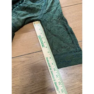 Metisu Size Small Midi Dress Green Lace‎ Cocktail Grunge Whimsigoth Fairy Goth thumbnail 8