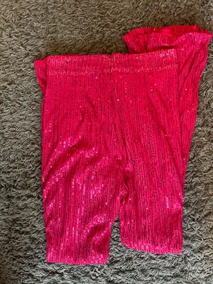 Pink Sequin Flair Pants thumbnail 3