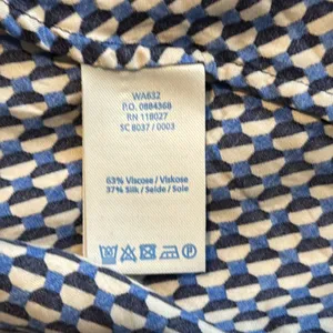BODEN Green and Navy Printed Split thumbnail 7