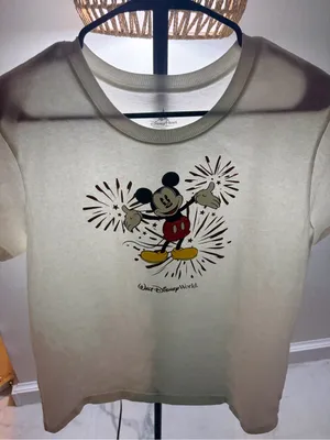 Walt Disney World Mickey Mouse Cream Graphic Tee thumbnail 1