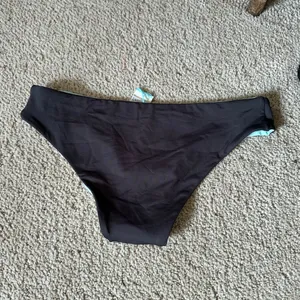 NWOT L*Space reversible bikini bottoms charcoal seafoam thumbnail 5