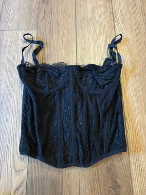 Corset Top Black thumbnail 1