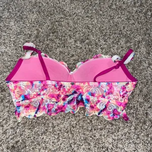 PINK lace padded bralette thumbnail 3