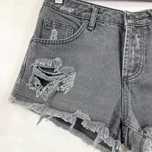Sincerely Jules Denim Shorts Womens XSmall Distressed Grunge Street‎ Festival thumbnail 4