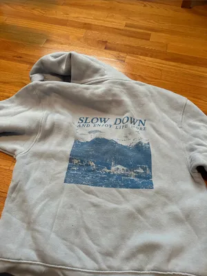 Wild Fable Classic Women’s Hooded Sweatshirt - Light Gray thumbnail 2