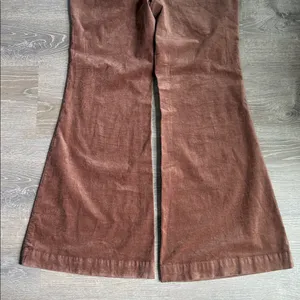 Anthropologie Pilcro Pull-On Mid-Rise Velvet Retro Flare Pants 32 thumbnail 13