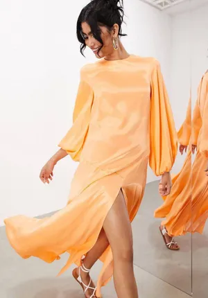 ASOS Orange Dress thumbnail 1