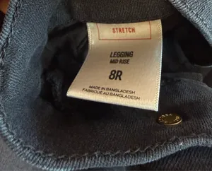 Express Women’s Black Mid Rise Stretch Jegging Jeans 5-Pocket Button Logo thumbnail 3