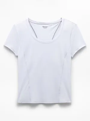 New Athleta S Endurance Racerback Tee Dove Blue Small Regular thumbnail 6