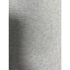 Popilush Ribbed Bodycon Midi Dress‎ Womens Size S Gray Long Sleeve Square Neck thumbnail 2