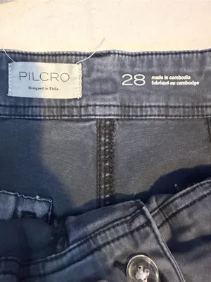 Pilcro Anthropologie Flare Pants in Blue Size 28 thumbnail 6